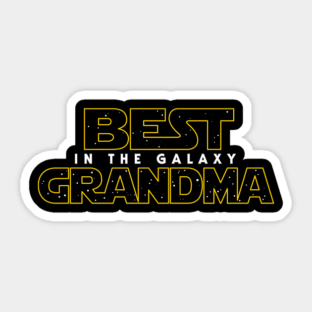 Best Grandma in the Galaxy v2 Sticker by Olipop